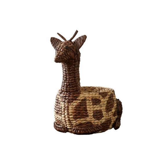 Kaoko - Hand-woven water hyacinth giraffe basket