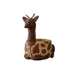 Kaoko - Hand-woven water hyacinth giraffe basket