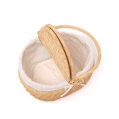 Kaigio - Picnic basket in handwoven rattan – view 4 – Handcrafted product, handmade · Kuênia